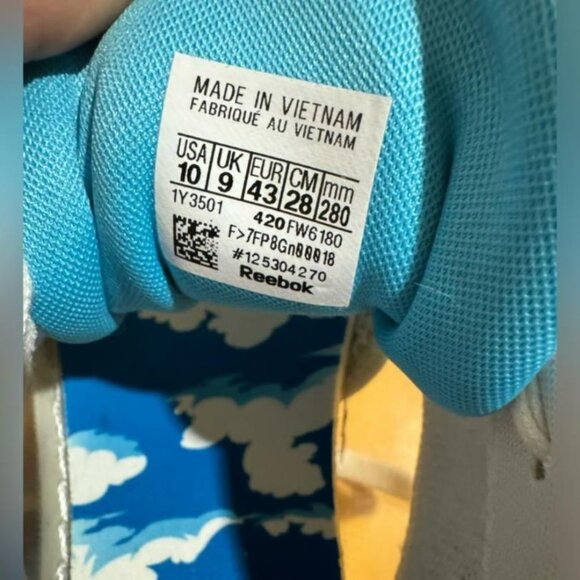 Reebok Classic DC Wonder Woman 1984 Metallic Invisible Jet Womens Shoes Size 10 - Picture 5 of 7